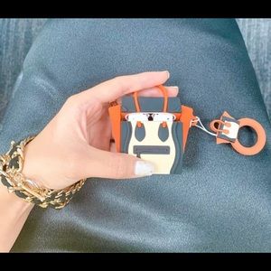 Woman’s air pod case